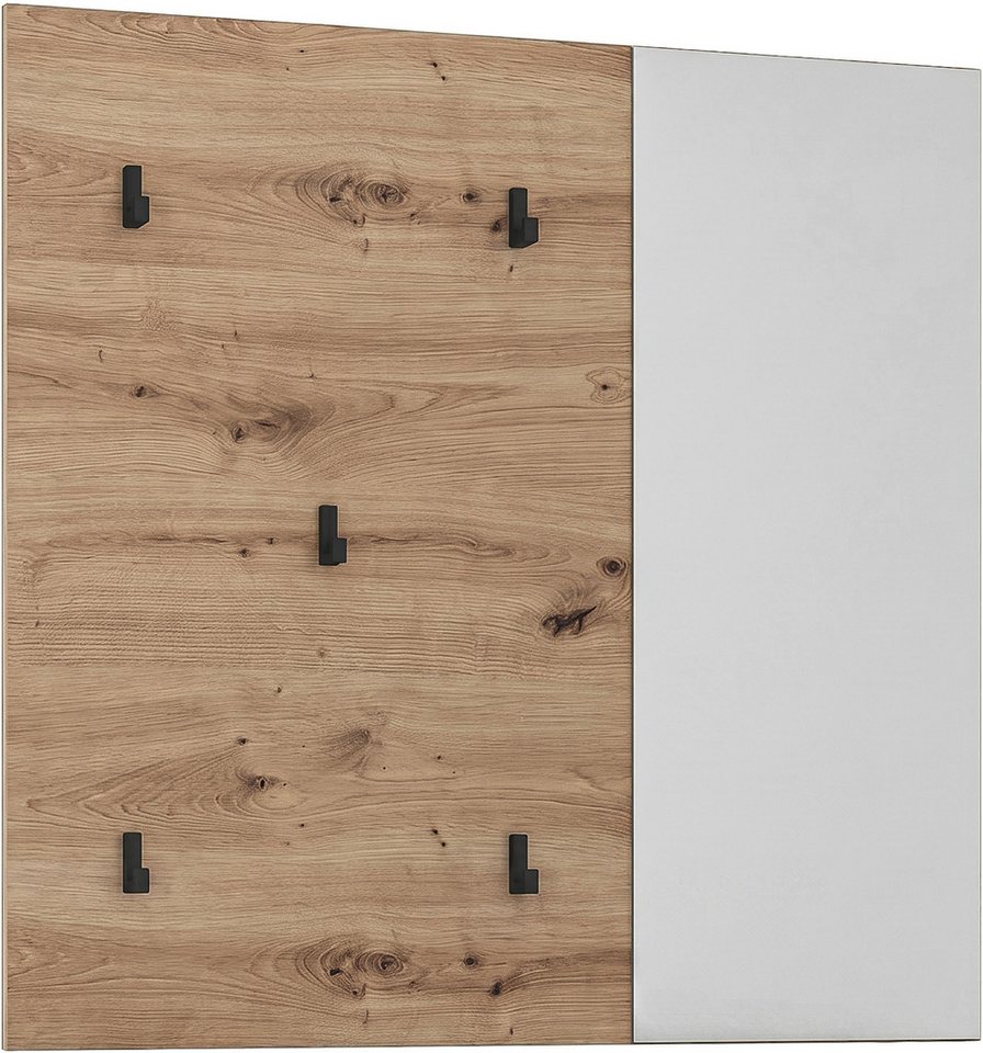 OTTO home Garderobenpaneel FJELL, Breite 80cm, 5 Haken, Spiegel (inklusive Spiegelfläche) Bild 5