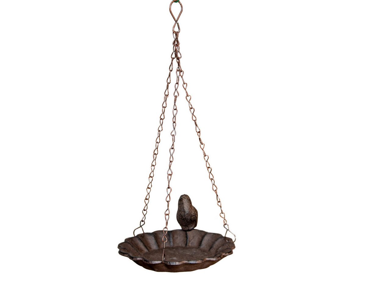 Antikas Gartenfigur Vogeltränke romantisch, Hängend, Vogelbad - Tränke, Futterschale für