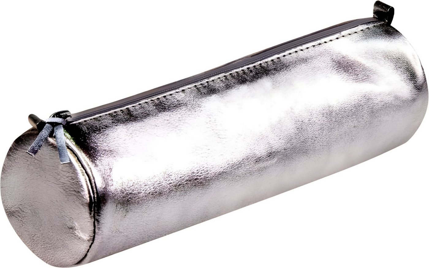 CLAIREFONTAINE Federmäppchen Clairefontaine Schlamperm PerlLed rd 5,5x22 silber