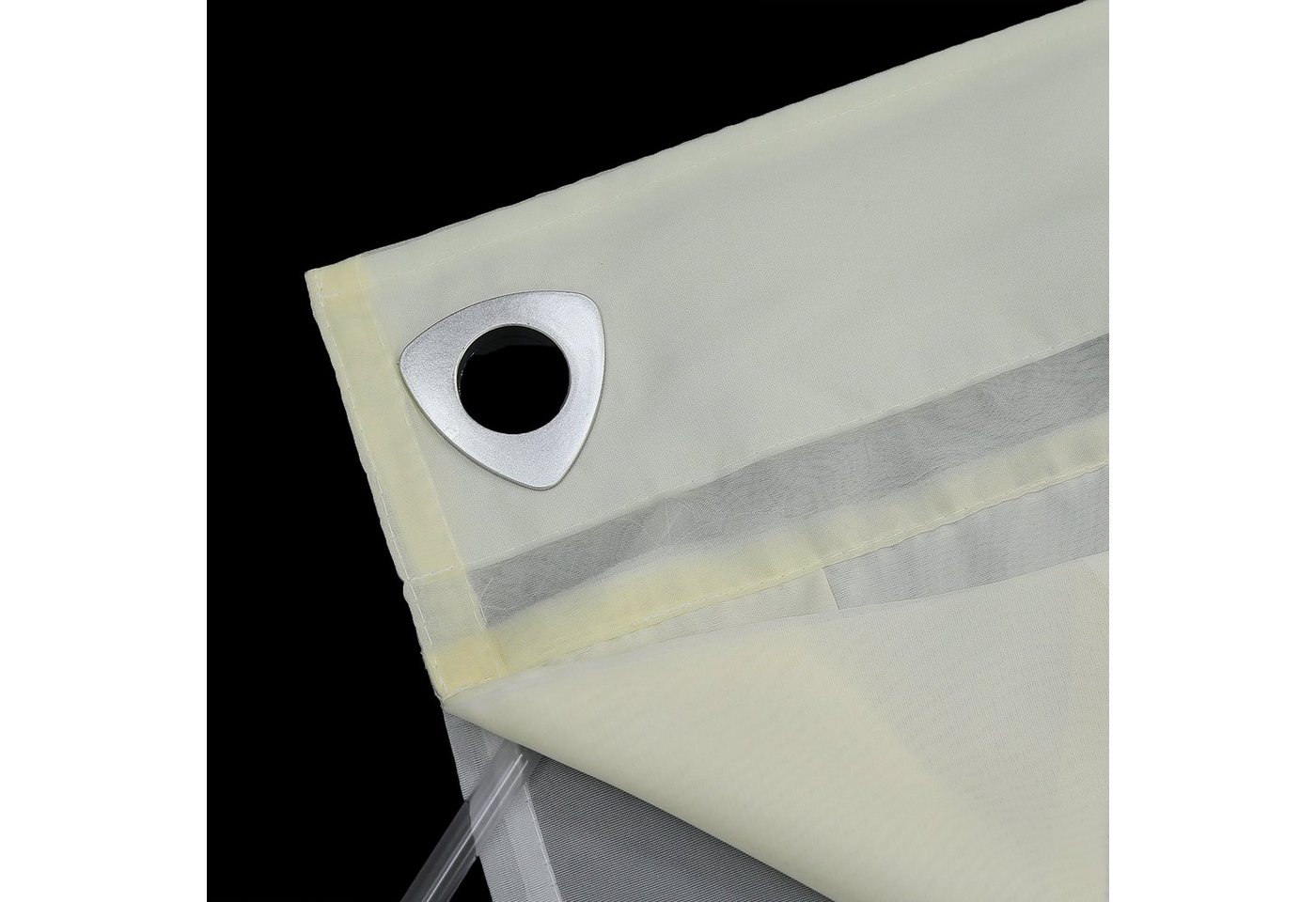 Delien Raffrollo Anita Voile Rollo mit Rautenmuster im modernen Stil, mit Hakenaufhängung, ohneBohren, Am Fensterrahmen einhängen und mit Zugschnur höhenverstellbar, Geometrischer Abschluss mit Ösen, transparent für Küche und Wohnzimmer Bild 5