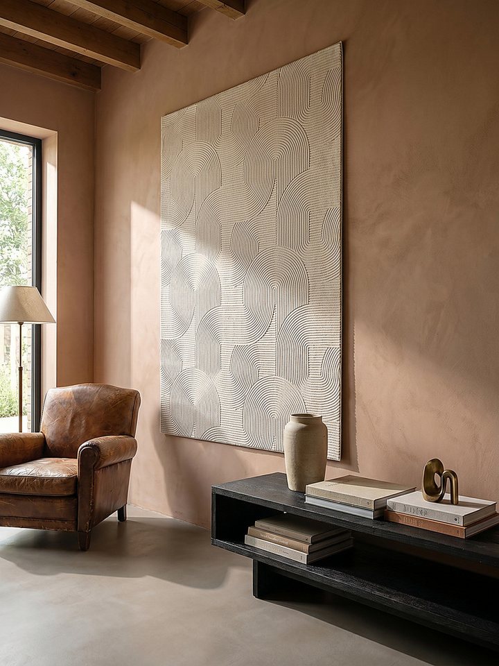 KADIMA DESIGN Teppich DALAR Creme Teppichläufer 80x150 Geometrisch Polypropylen Antirutsch, Läufer, Höhe: 9 mm, Saugroboter-geeignet, Strapazierfähig, Farbecht, Pflegeleicht Bild 3