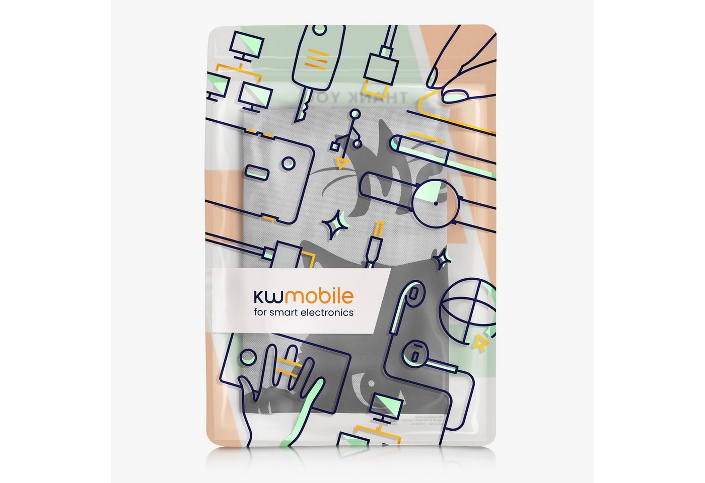 kwmobile Abdeckhaube Hülle für HP DeskJet 2755e / DeskJet 2720e / 2710e / 2820e / 2721e, Kamera Tasche zum Umhängen Bild 3