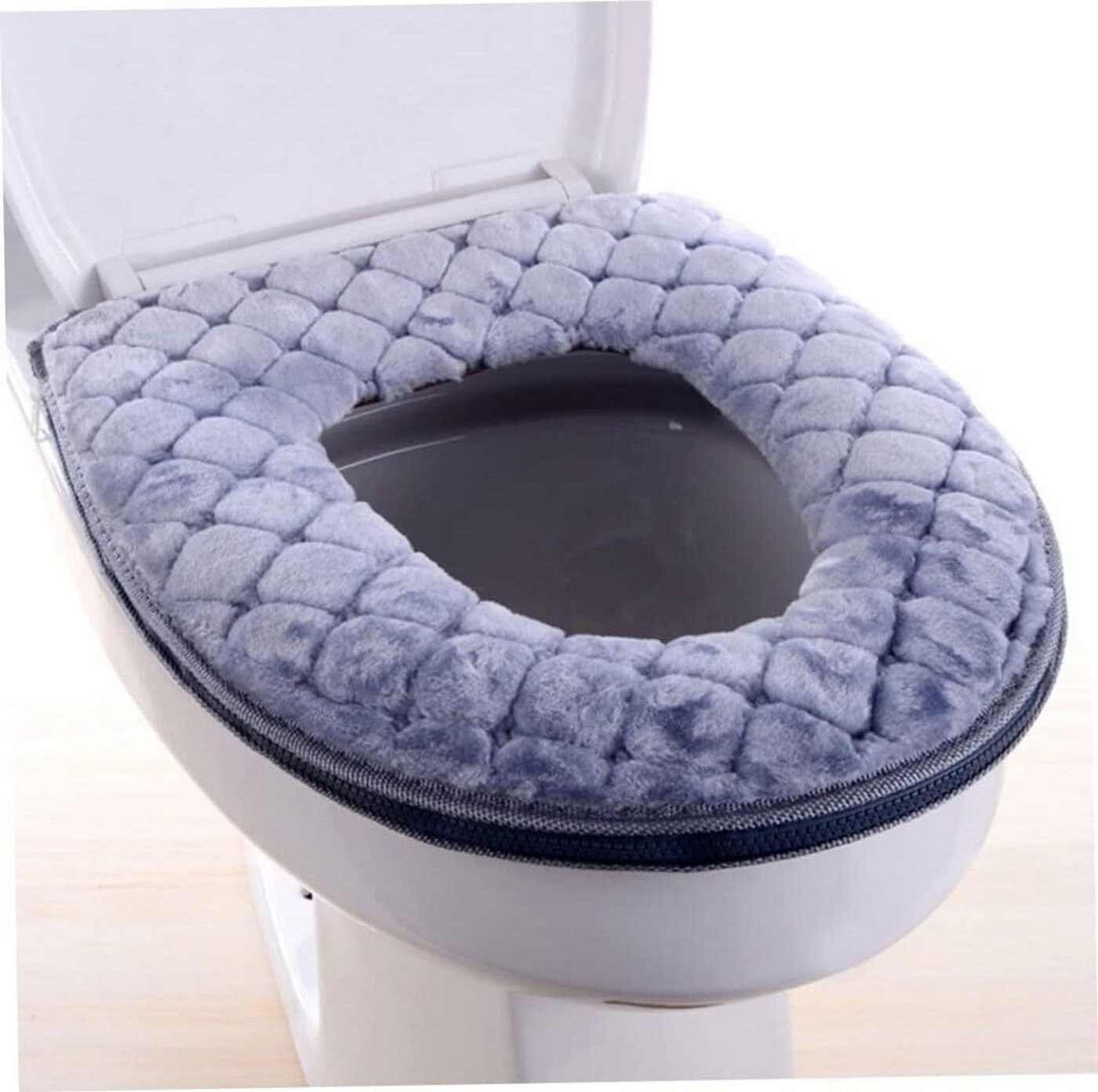 FELIXLEO Toilettensitzerhöhung Weiche waschbare Toilettensitzabdeckung Pad