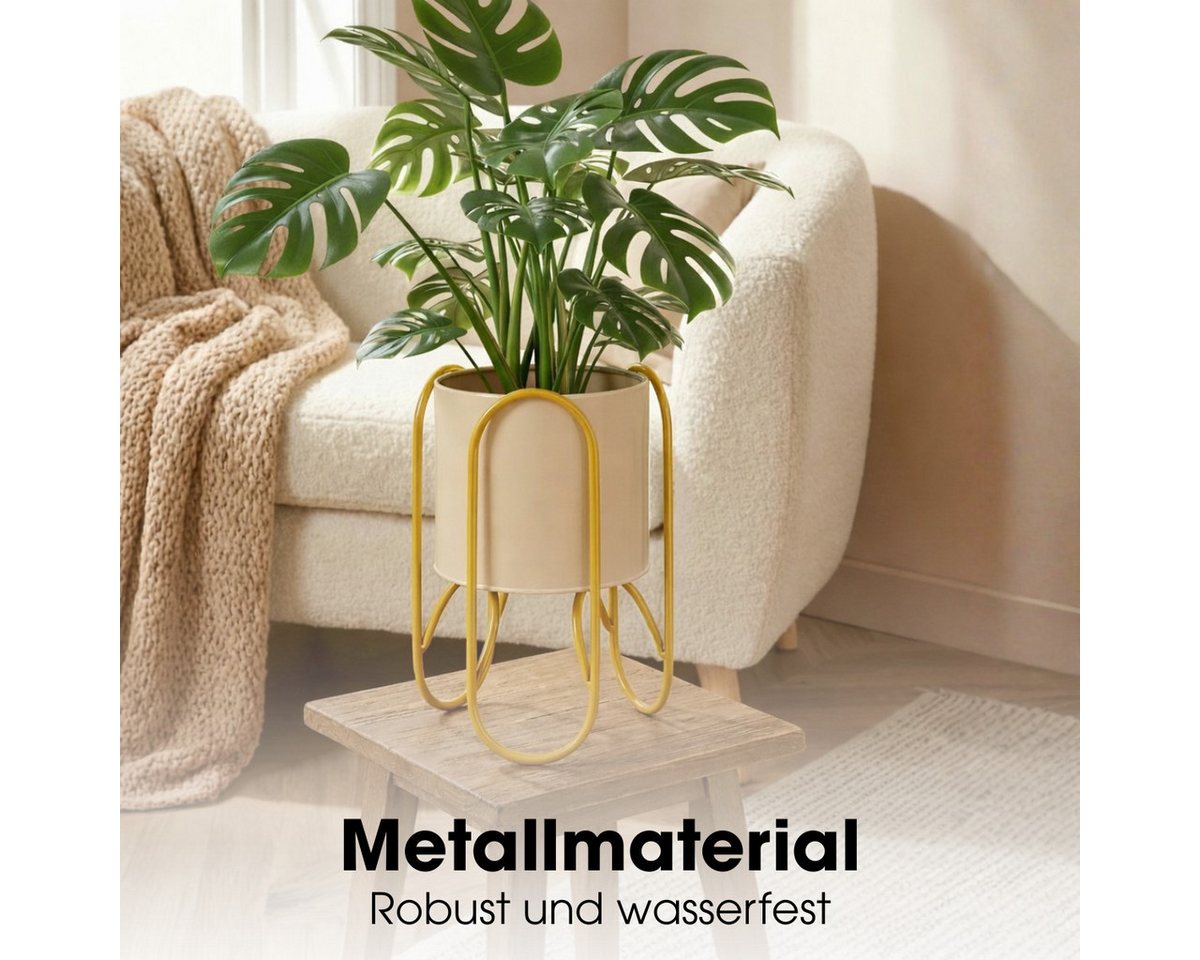 Mica Decorations Blumentopf Mica Decorations Donau Blumentopf – Set von 2 – Gelb