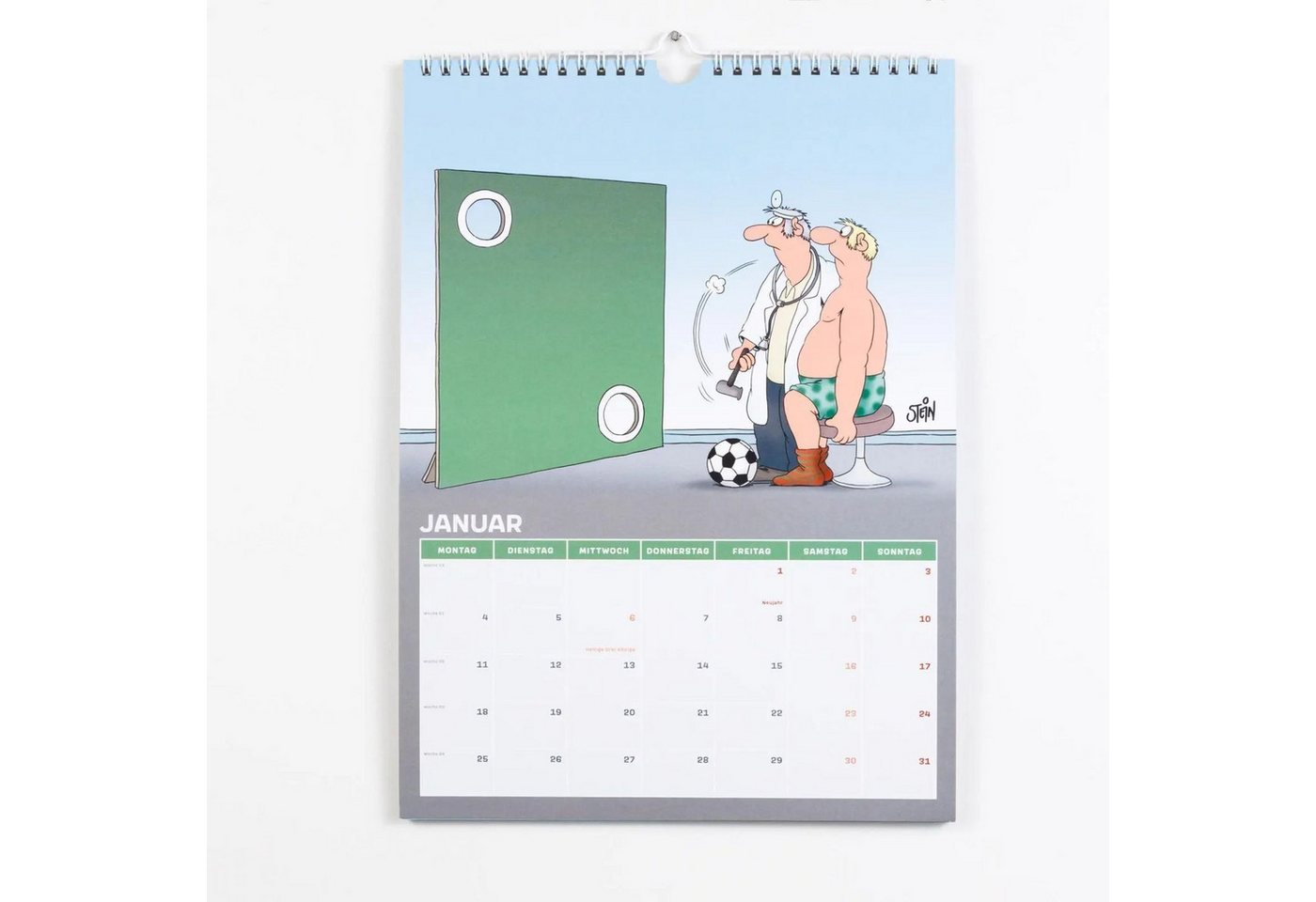 Lappan Verlag Wandkalender Uli Stein Männer Kalender 2027: Monatskalender für die Wand Bild 2