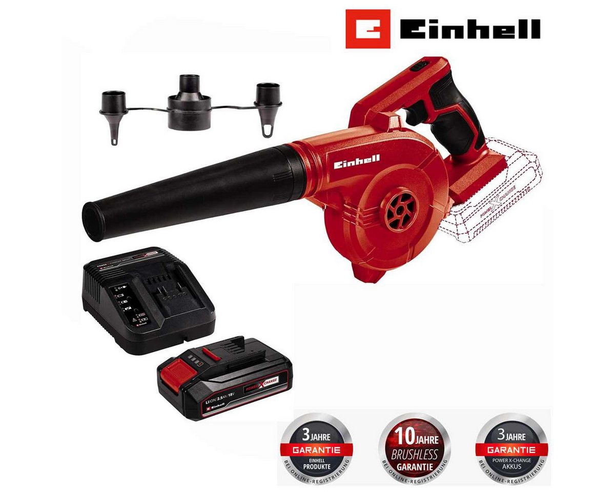 Einhell Akku-Laubbläser Akku-laubbläser TE-CB 18/180 Li - 18V mit Akku 2.5 Ah / Ladegerät Bild 3