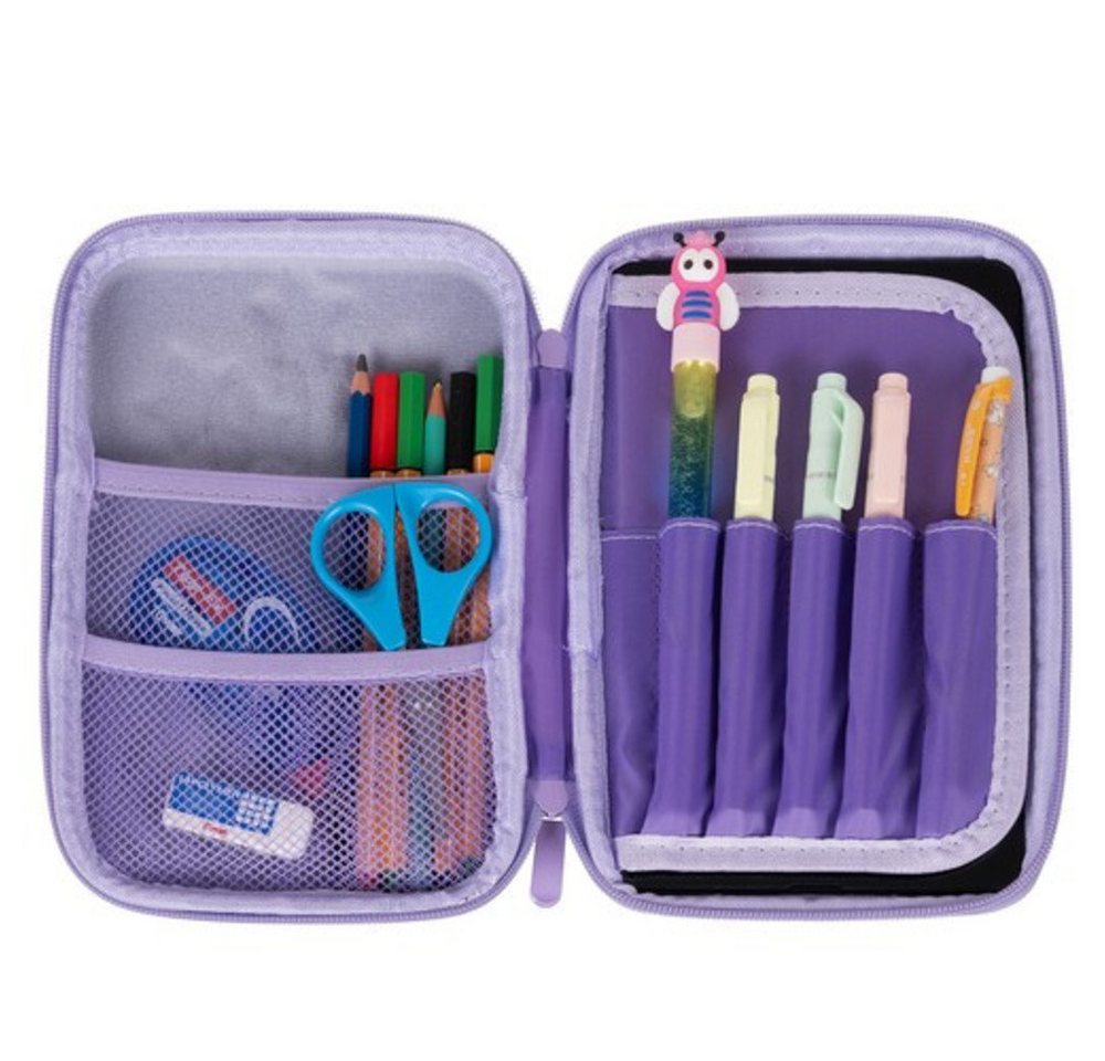 MAALEO Federmäppchen Federtasche Schreibwarentasche, (Spar-Set, 1-tlg., Einhorn-Design), Faltmäppchen zum verstauen von Stiften Bild 3