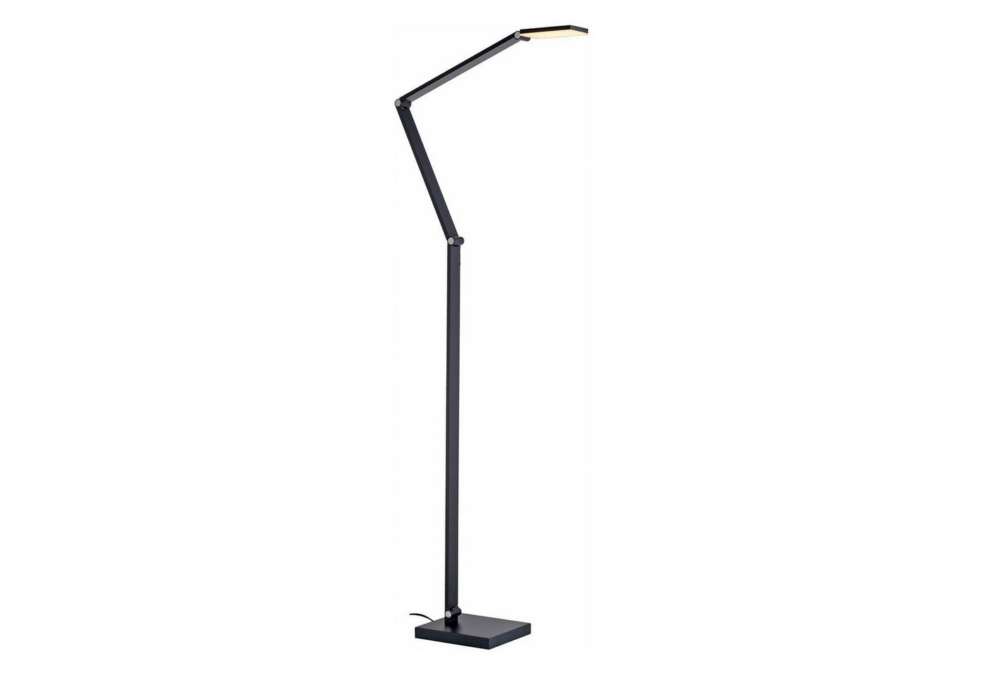 Paul Neuhaus LED Stehlampe SAMSKY, Grau, Aluminium, Touchsensor, Anpassung der Farbtemperatur, Dimmfunktion, LED fest integriert, Extra-Warmweiß, Neutralweiß, Memoryfunktion, Verstellbar, B 50,5 x H 161 x T 17,5 cm Bild 2