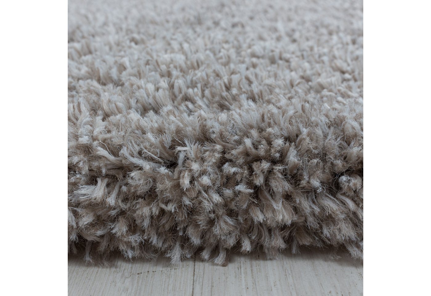 KADIMA DESIGN Teppich SALZACH Shaggy Langflor Wohnzimmer Schlafzimmer Waschbar Esszimmer, Läufer, Höhe: 52 mm, Beige, 60x110 cm, Wohnzimmerteppich Strapazierfähig Waschbar Bild 5