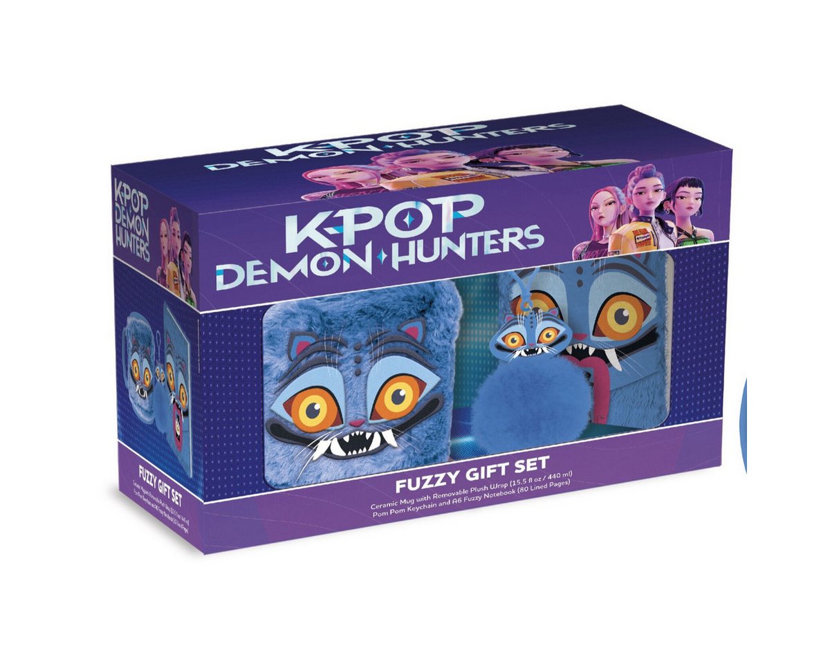 K-Pop Demon Hunters Notizheft Derpy Plüsch Geschenkset Sammler Set Kinder Jugendliche