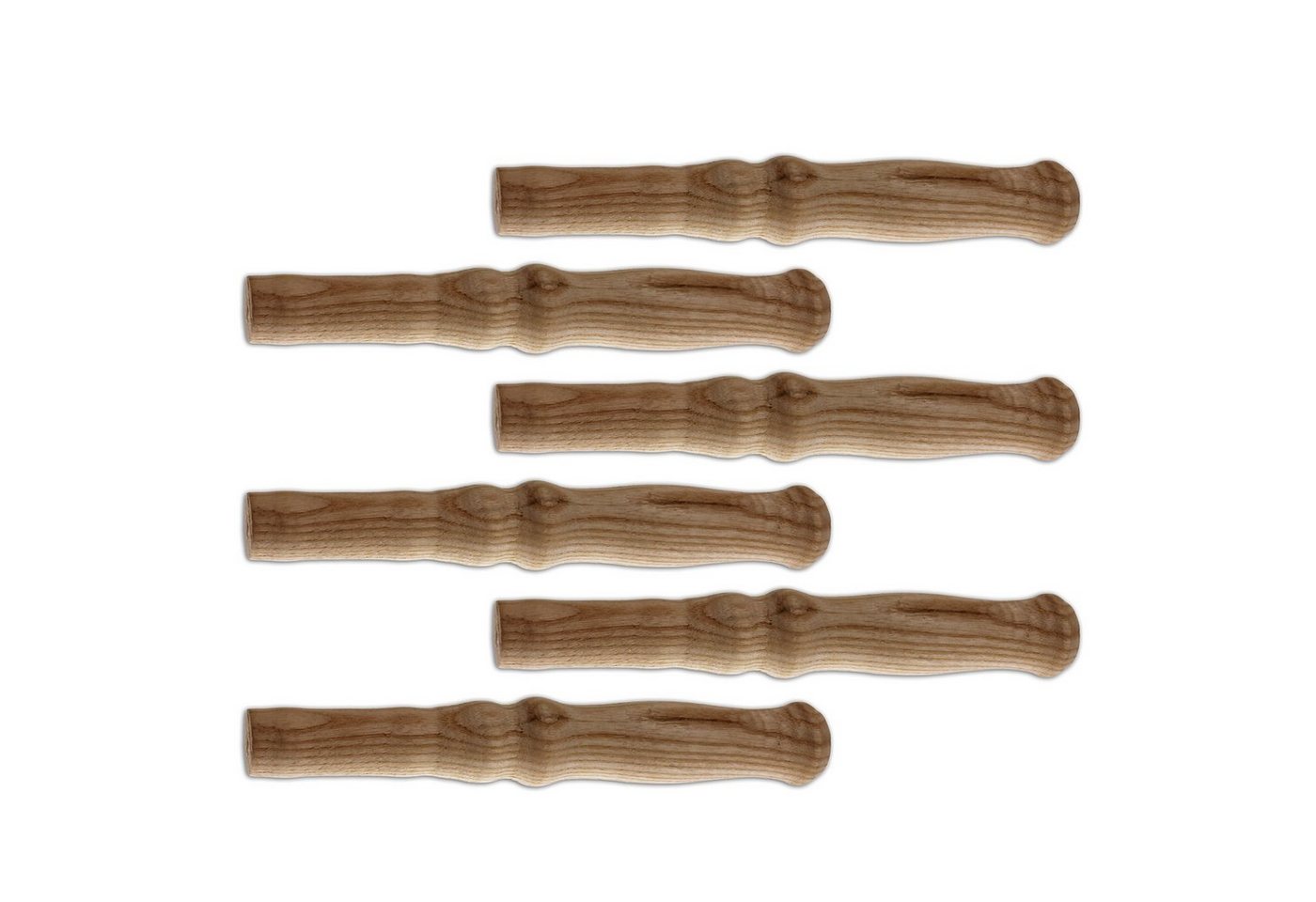 BigDean Stangengriff 6x Universal Holzgriffe Karrengriff Schiebkarre Schubkarrengriffe (Set, 6-St., Holzgriffe), Schubkarren, Schiebekarren, Sackkarren Bild 2