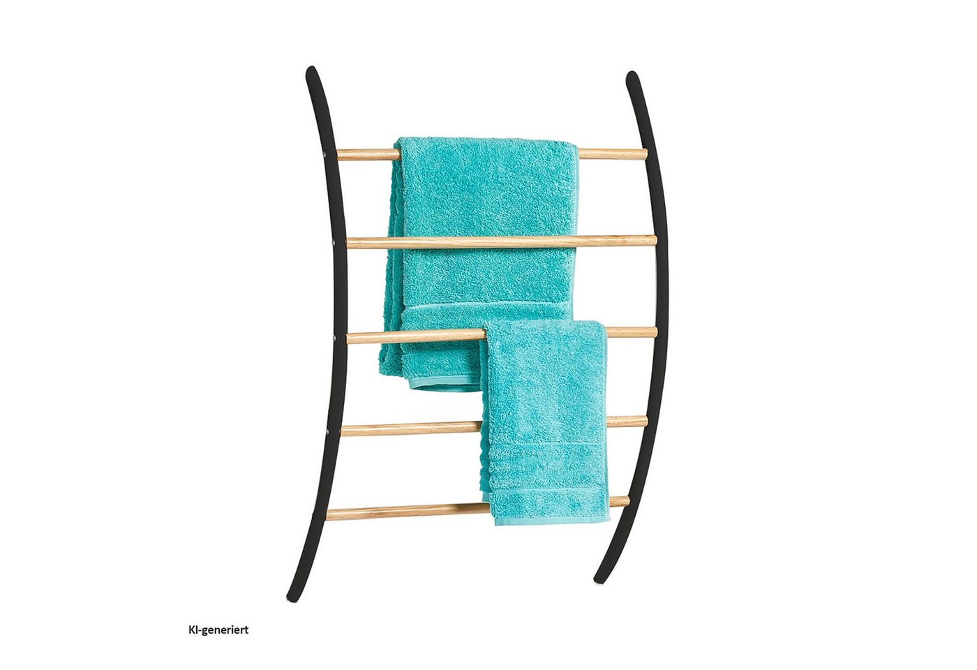 HTI-Living Handtuchhalter Handtuchhalter für die Wand mit 5 Stangen, Handtuchtrockner