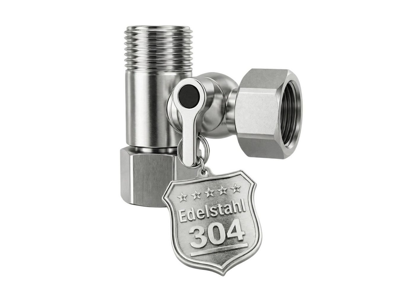 Neues Wasser T-Stück T-Stück Absperrventil 3/8" für Wasserfilter-Anschluss, für Umkehrosmose, Side-by-Side-Kühlschrank & Kaffeemaschine Bild 5