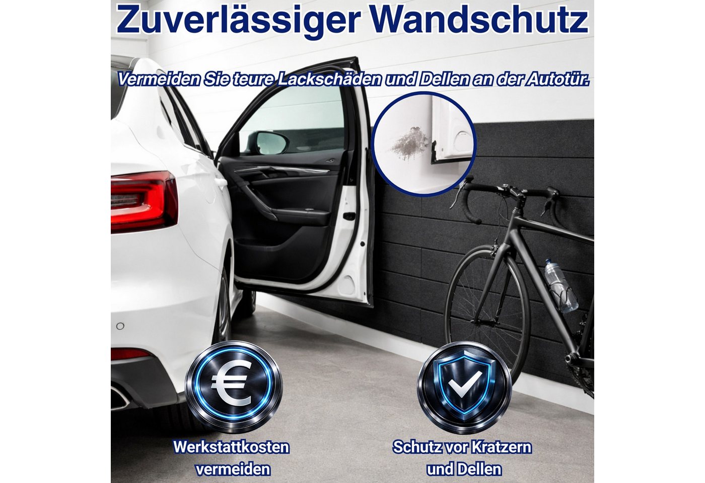AKUSTIKO Schallschutzpaneel, BxL: 60x120 cm, (Selbstklebend 120x60cm - 4 Stück Beige Akustik Wandpaneele Schallschutz & Raumakustik Panels Filz 9mm Hexim Decken- & Wandverkleidung Büro Planung (2.88m) Bild 3