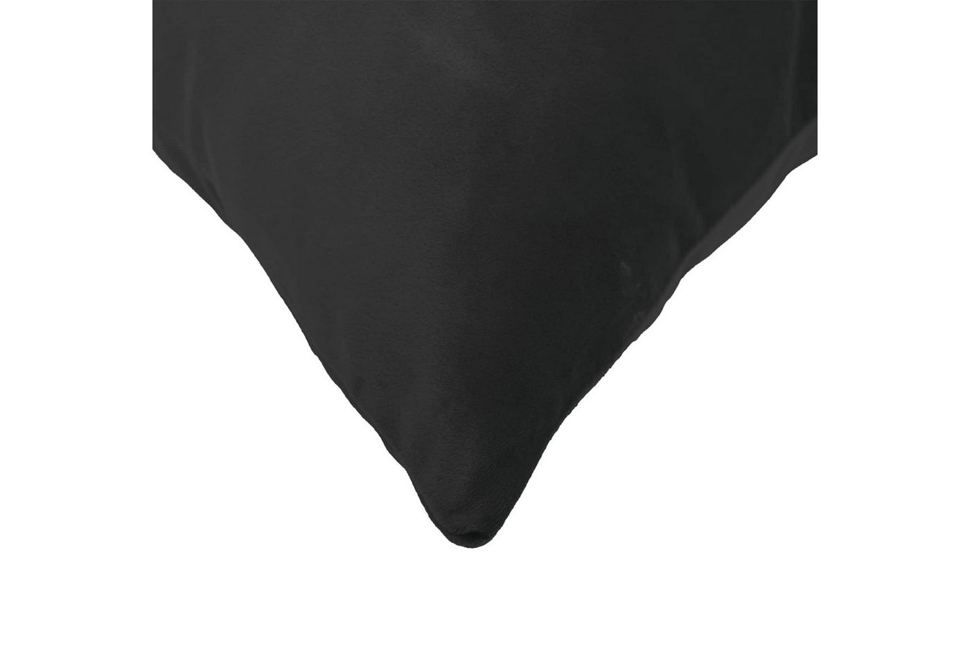 vidaXL Zierkissen Kissen mit Kissen HEERLEN 2 Stk. Schwarz Samt, (2 St) Bild 2