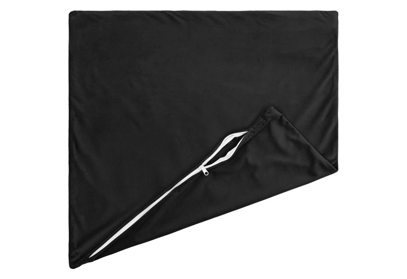 vidaXL Zierkissen Kissen mit Kissen HEERLEN 6 Stk. Schwarz Samt, (6 St) Bild 3