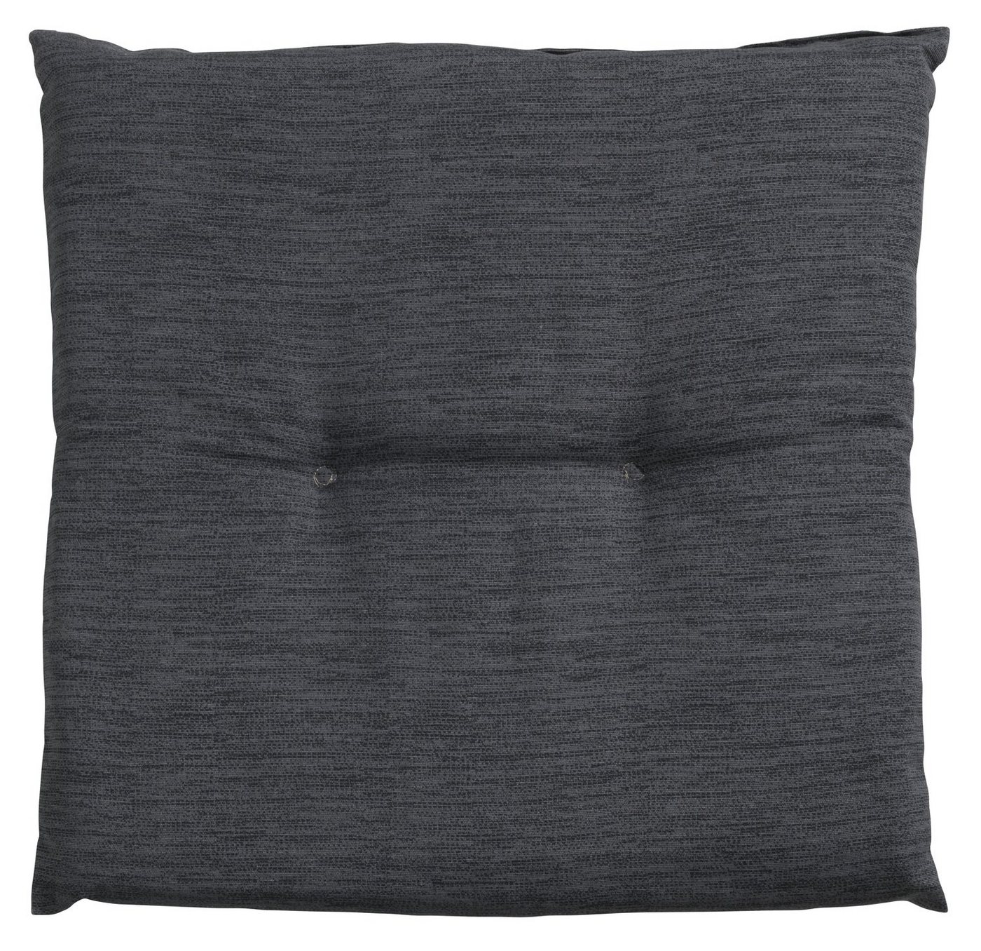 GO-DE Hockerauflage INDIGRO, B 48 x L 48 cm, Grau, Hockerauflage, Sitzauflage für Hocker