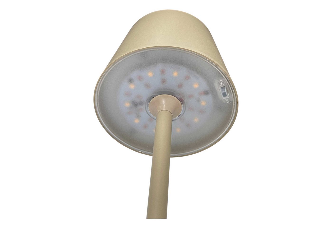 Coen Bakker Deco BV LED Solarleuchte, LED, warmweiß, Tischleuchte sand 10 LEDs warmweiß 31cm