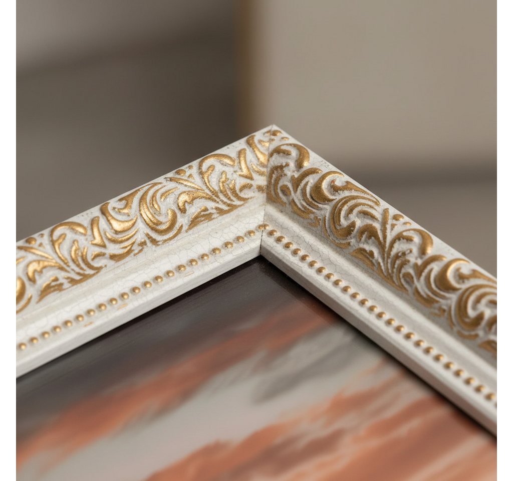 Victor (Zenith) Bilderrahmen Rubens, Bilderrahmen 13x18 cm Beige Gold, Bilderrahmen Barock, Antik Bild 4