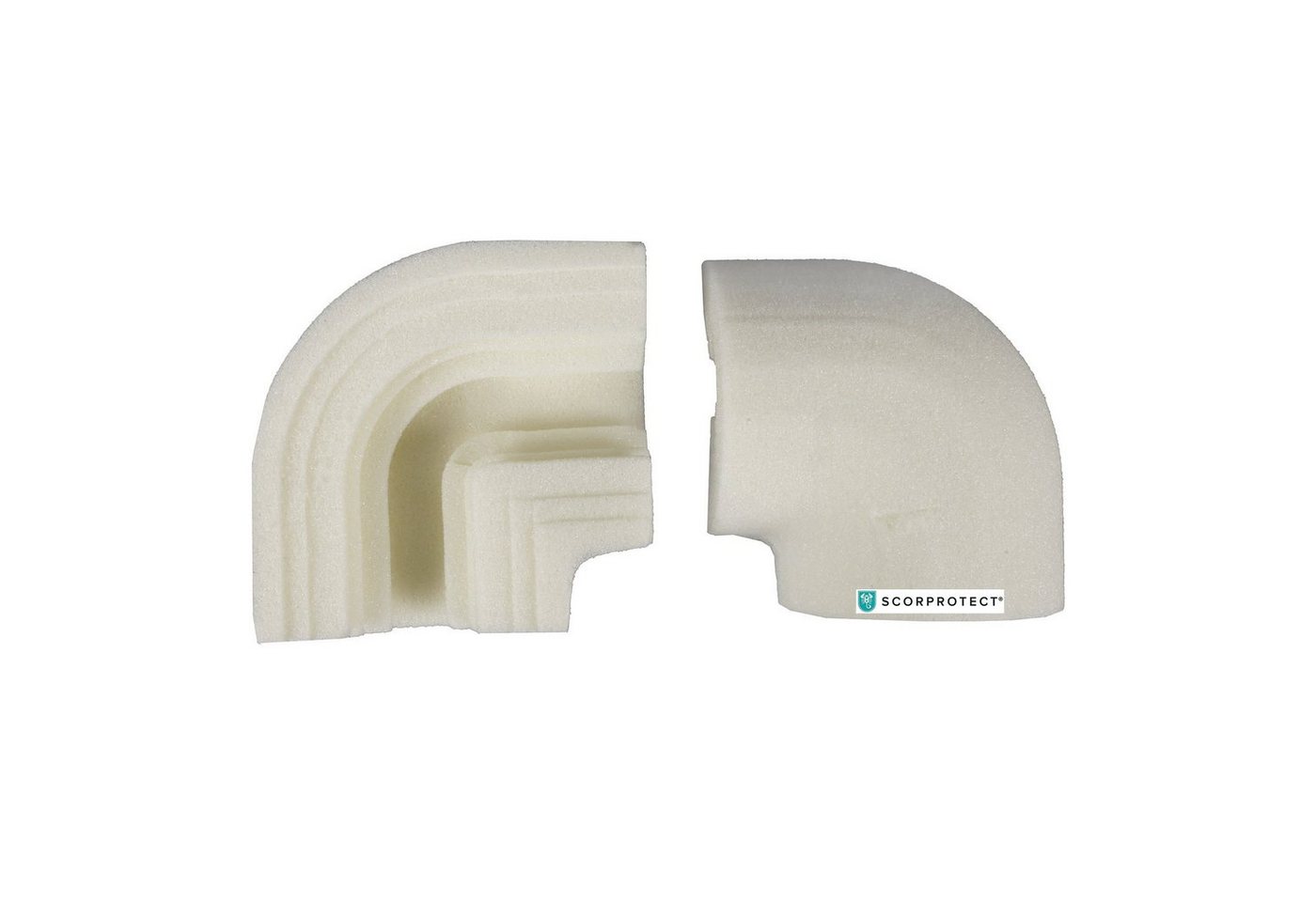 Scorprotect® Steinwolle PUR Rohrbögen mit PVC-Ummantelung 90 Grad Bild 3