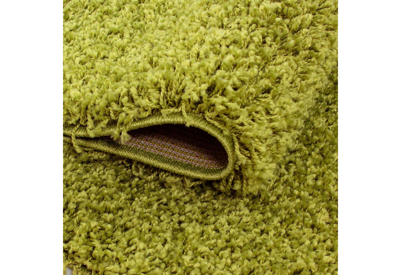Carpetia Hochflor-Teppich Modernes Shaggy-Design, rund, Höhe: 30 mm, weich, pflegeleicht, strapazierfähig Bild 5