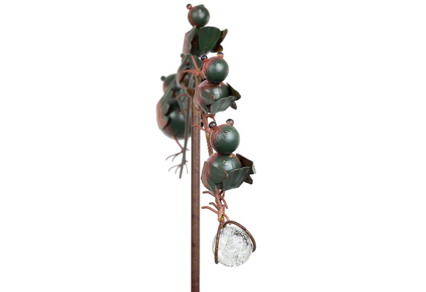 Moritz Gartenstecker Gartenstecker Vögel auf Ast mit Glaskugel 161 cm