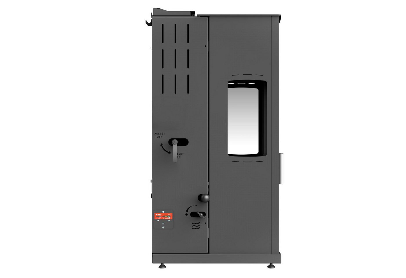 Baba's Kaminofen Eco Plus Hybridofen Pellets und Holz Kombiofen Pelletofen ohne Strom, 8 kW, Dauerbrand, Dauerbrandofen, Holzofen Holz Ofen Kamin Bild 4
