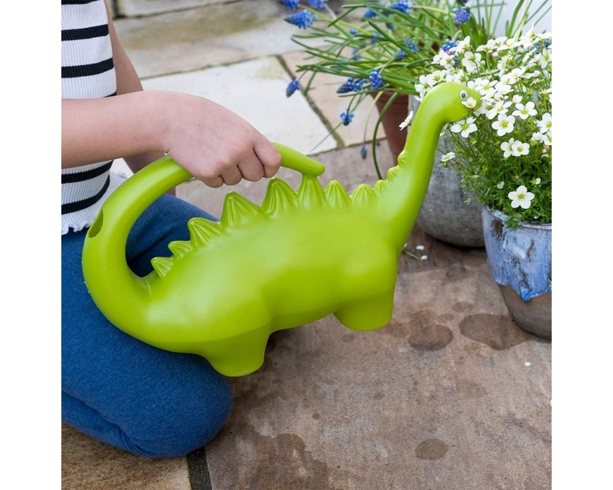 Rex London Gießkanne Kinder Gießkanne Dino 1,8 L aus Kunststoff für Garten ab 3 Jahren