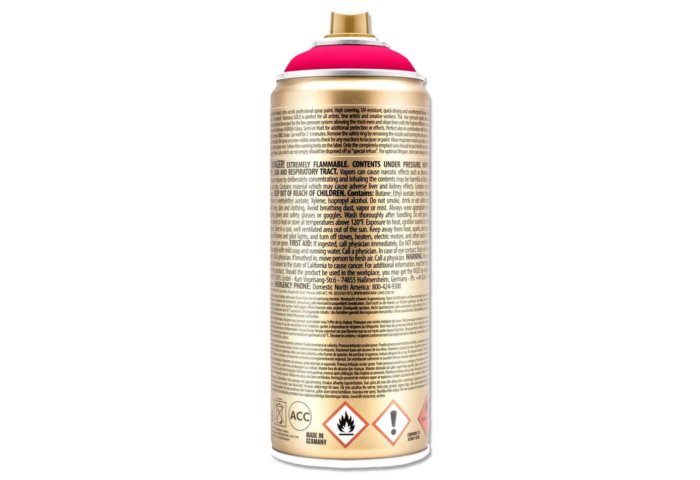 Montana Cans Sprühlack Neon Sprühfarbe 400ml UV fluoreszierend Low Pressure Schwarzlichtspray