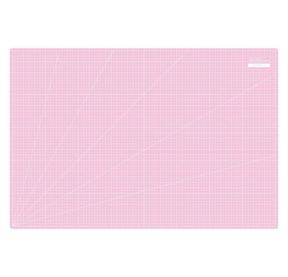 Semplix Schneideunterlage - Schneidematte beere-rosa (48 x 32 inch)
