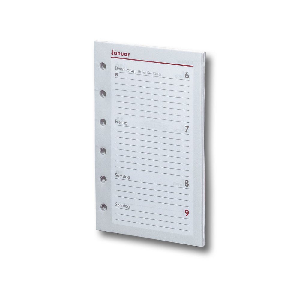 bsb-obpacher Terminkalender Kalendarium Timer A7 12,9x8cm 1Woche/2Seiten 2027 (02-00720)