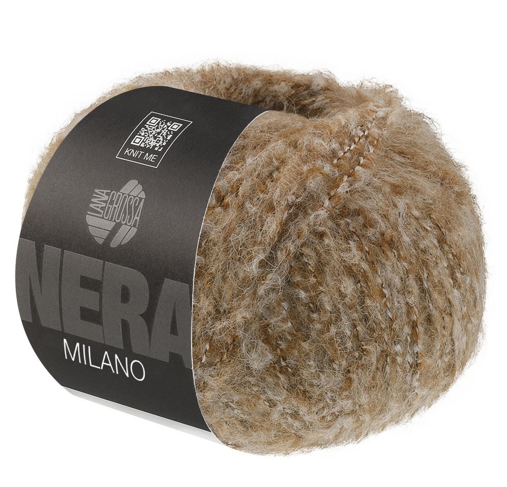 LANA GROSSA MILANO (NERA) Häkelwolle, 140 m (Weiches, gebürstetes Garn aus einer Mischung aus Baby-Alpaka und Merino), 50 g Bild 5