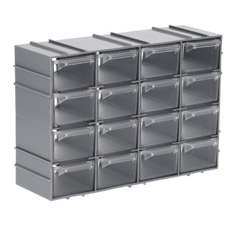 GarPet Sortimentskasten Sortimentskasten 16 Fach Schrauben Sortierbox Kleinteilemagazin Box Bild 4