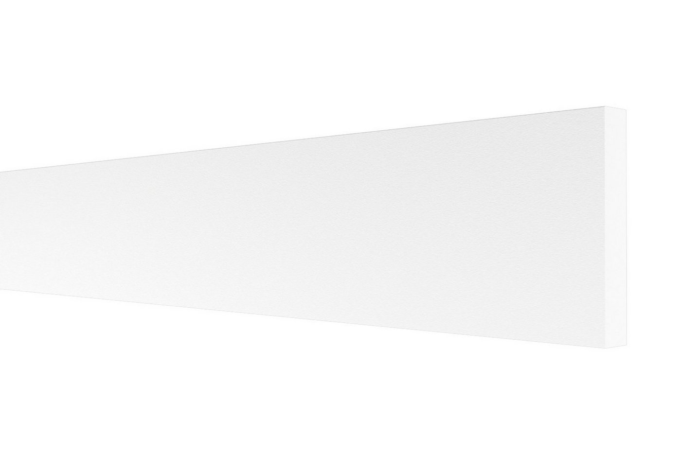 HEXIMO Stuckleiste, 30.6 Meter / 18 Leisten, Flachleisten, XPS Styropor Trockenbau Flachleisten für Wand Deckenabschlussleiste Styropordeckenleisten (30.6 Meter HFL 4) Bild 4