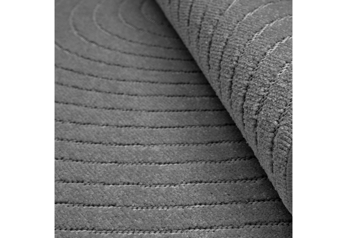 Carpetia Outdoorteppich Modernes Musterdesign, rund, Höhe: 5 mm, wetterfest, pflegeleicht, strapazierfähig Bild 2