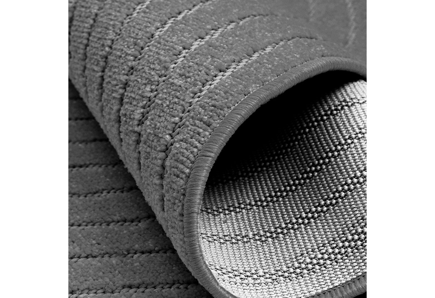 Carpetia Outdoorteppich Modernes Musterdesign, rund, Höhe: 5 mm, wetterfest, pflegeleicht, strapazierfähig Bild 3