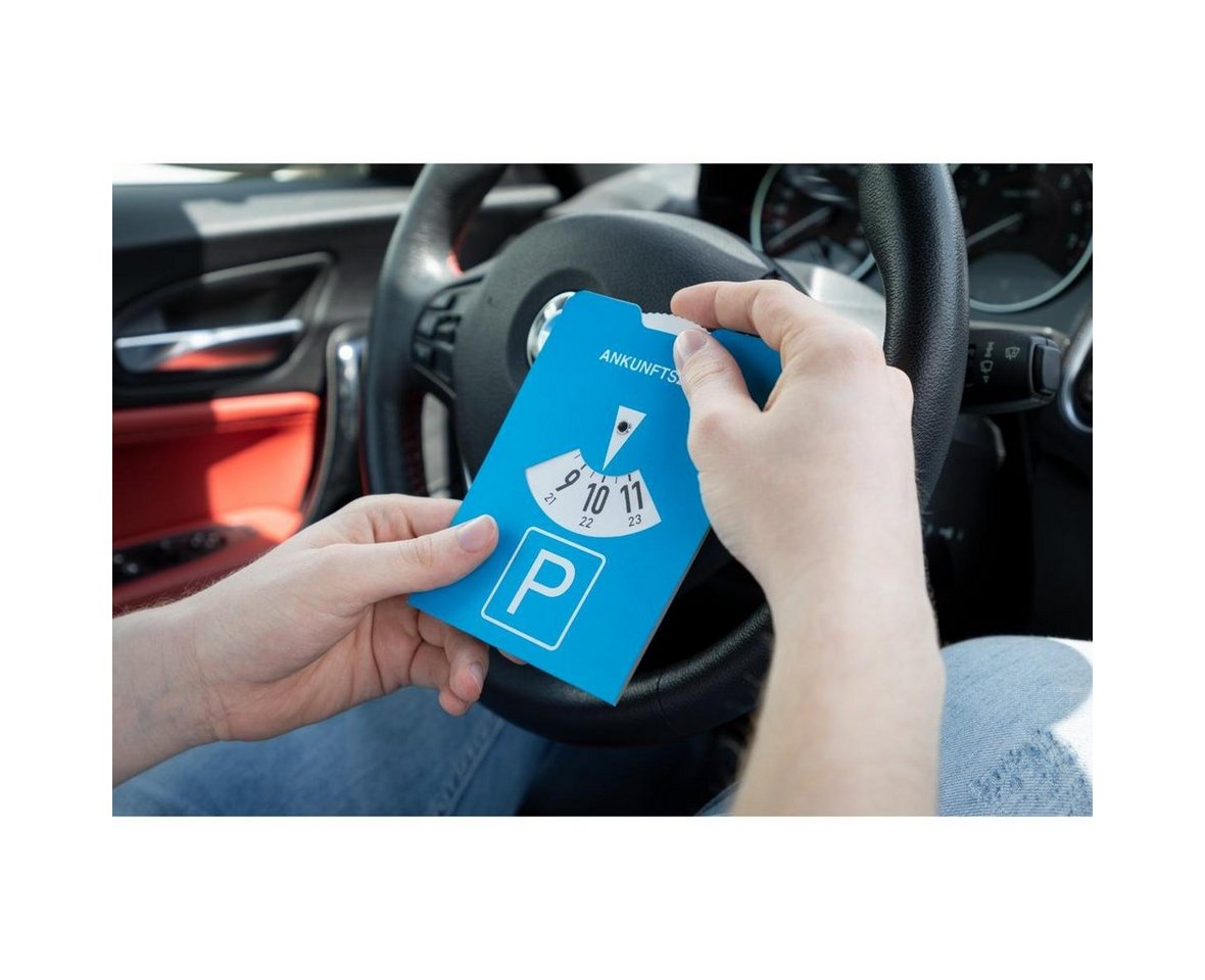 elasto Eiskratzer Papp-Parkscheibe doppelseitig Einstellbar Parkuhr Autozubehör Parkuhr, Zeitmesser, Winterzubehör, Autozubehör, Auto Accessoires Bild 5