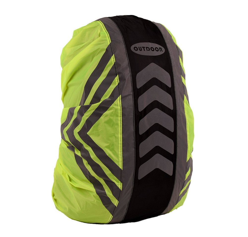 Illes-Laedchen Rucksack-Regenschutz Wasserdichte Rucksack Regenhülle mit Reflektoren (Rucksackhülle), sicher & sichtbar bei jedem Wetter viele Größen und Farben Bild 3