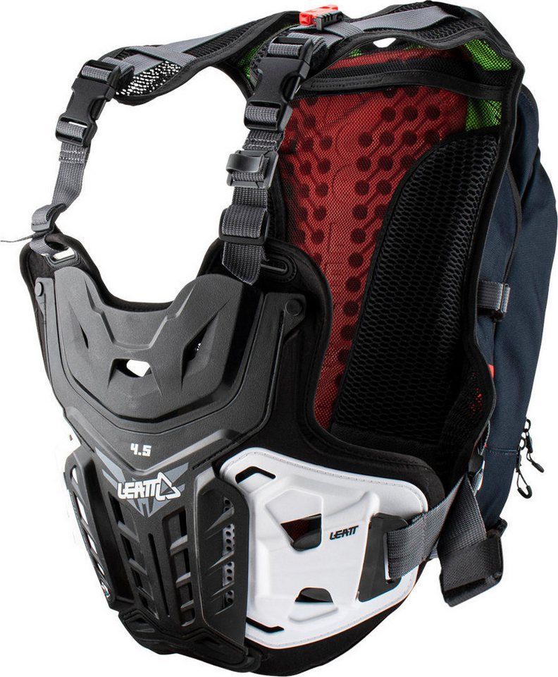 Leatt Protektorenjacke Moto 4.5 Hydra 3in1 Motocross Brustprotektor, Wasserdicht wasserabweisend robust wasserdichte Bild 2