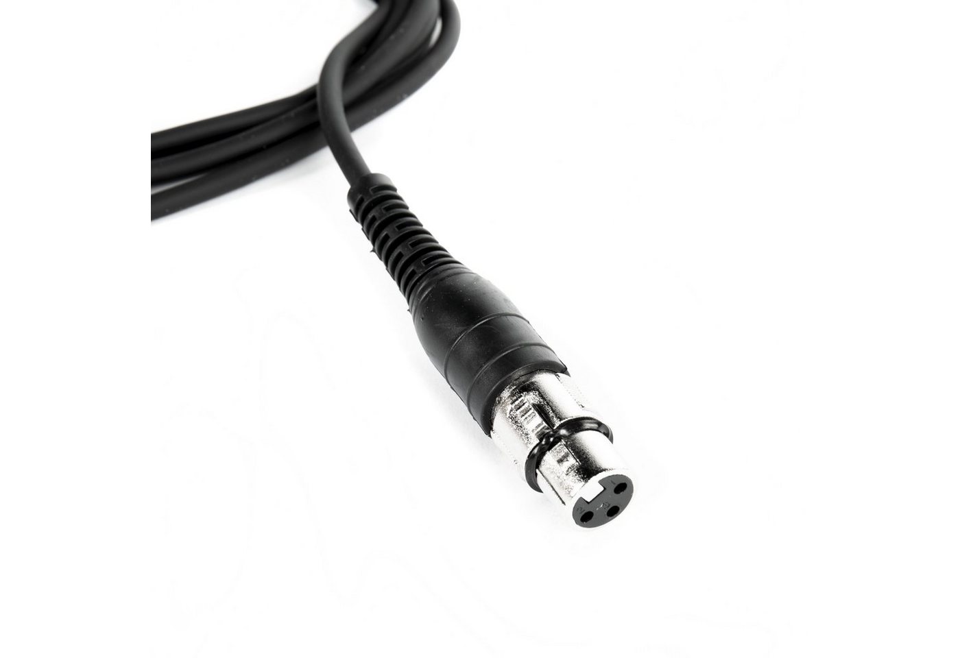 MUSIC STORE Audio-Kabel, Mikrofonkabel XLR, versilberte Kontakte, 3m Kabellänge Bild 2