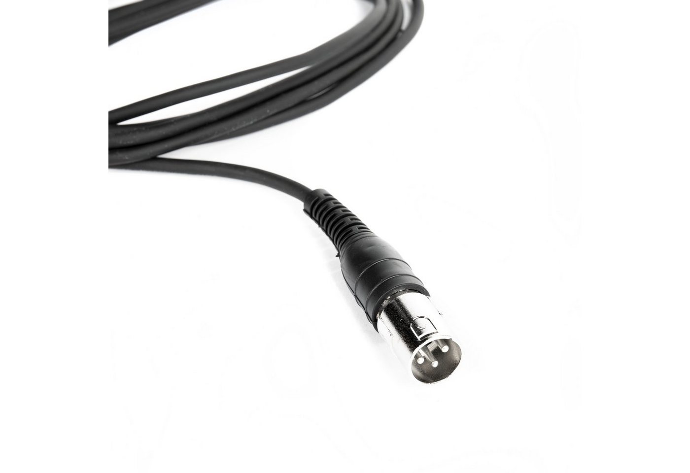 MUSIC STORE Audio-Kabel, Mikrofonkabel XLR, versilberte Kontakte, 3m Kabellänge Bild 3