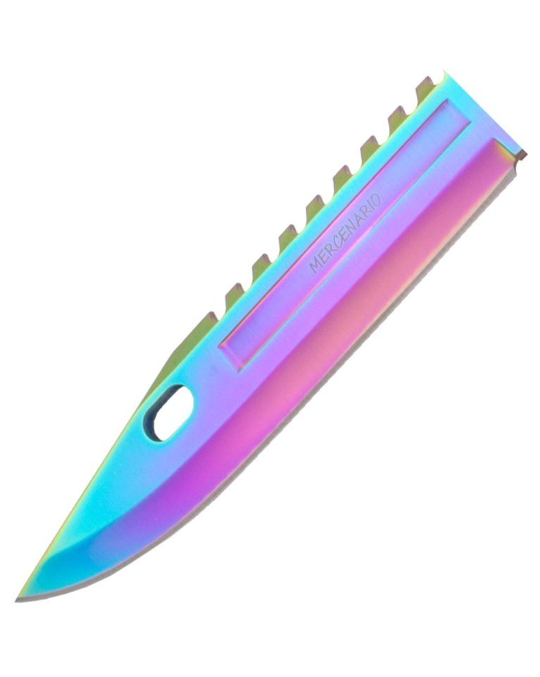Third Universalmesser Third Rainbow Commando, feststehendes Messer, Nylonscheide, 32,5cm Ges, (1 St), Scheide inklusive