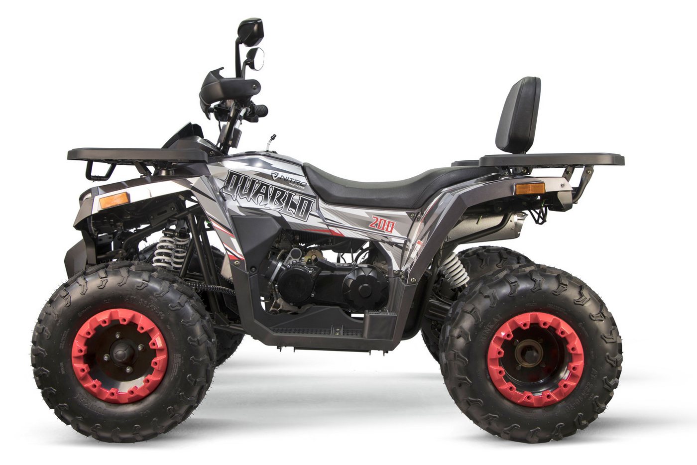 Smarty Quad 200cc maxi Kinder Quad Quablo CVT RS Platin Bild 2
