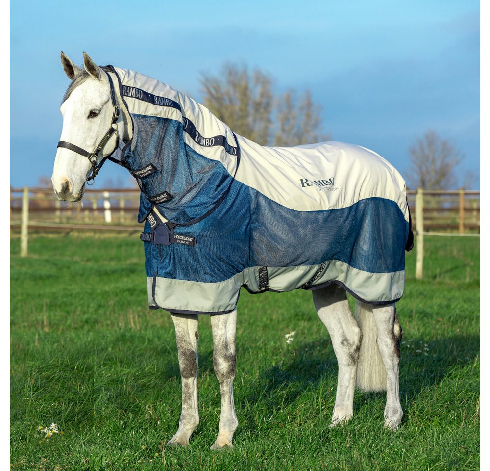 Horseware Pferde-Regendecke Horseware Rambo Summer Series 0g - Navy/Grey