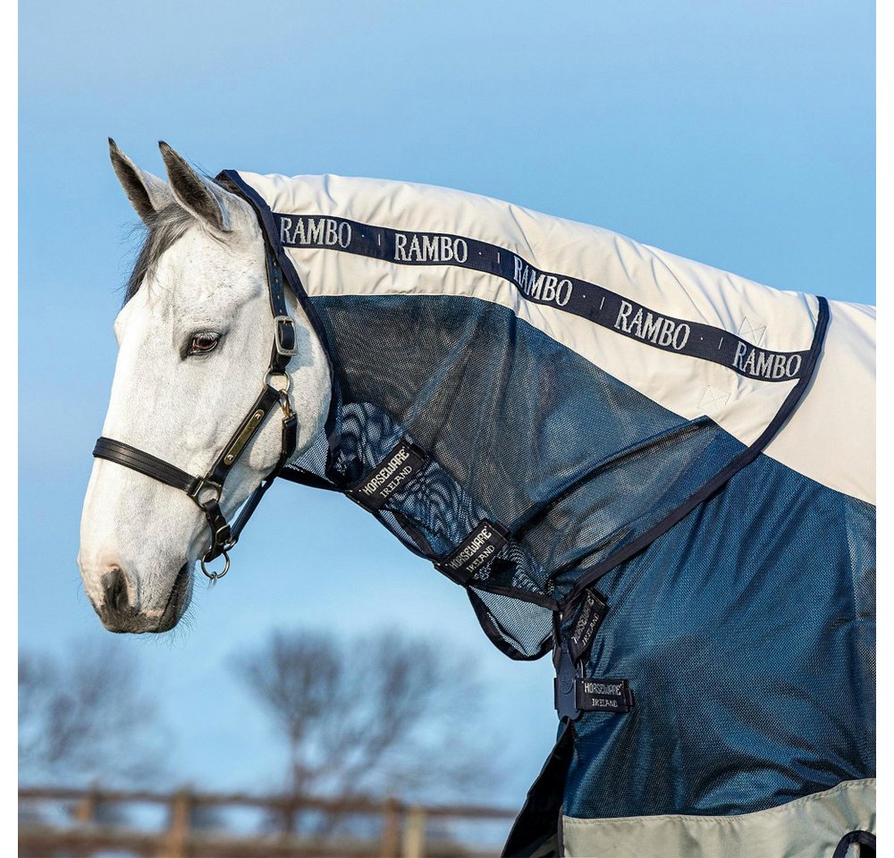 Horseware Pferde-Regendecke Horseware Rambo Summer Series 0g - Navy/Grey Bild 5