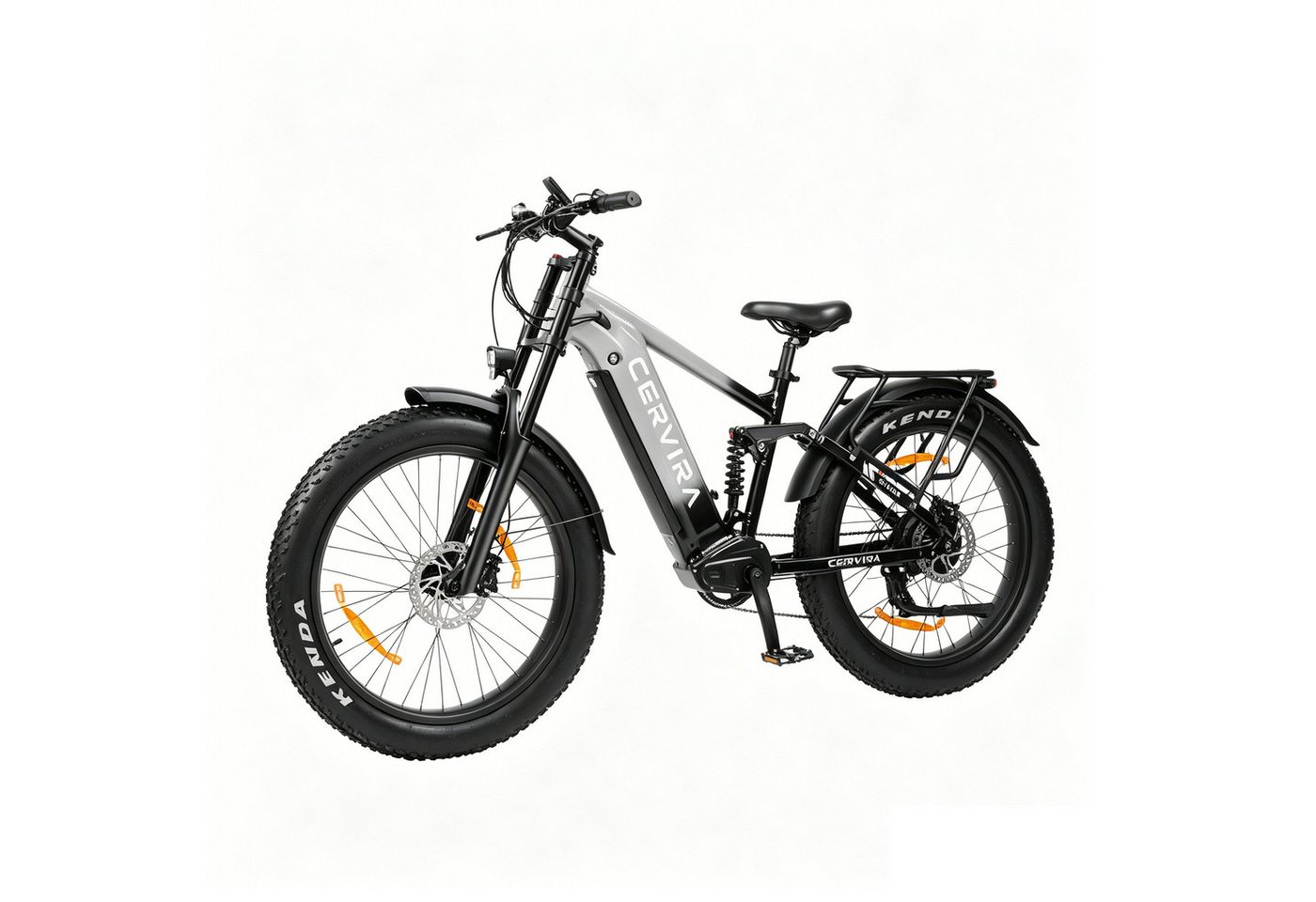 PixelPilot E-Bike Elektrofahrrad Fatbike 250W 48V 20Ah Akku, Shimano 7-Gang, Hydraulisch, 7 Gang, Heckmotor, 960 Wh Bild 2