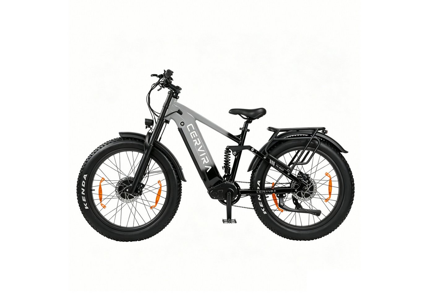 PixelPilot E-Bike Elektrofahrrad Fatbike 250W 48V 20Ah Akku, Shimano 7-Gang, Hydraulisch, 7 Gang, Heckmotor, 960 Wh Bild 4