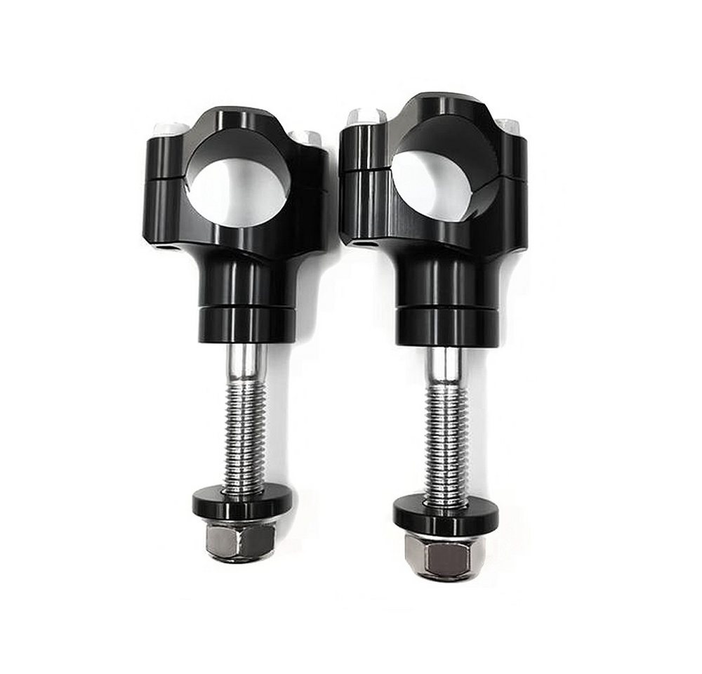 Tourtecs Lenkervorbau Lenkererhöhung für 28mm Lenker Riser 15 mm # MC1 Alu schwarz