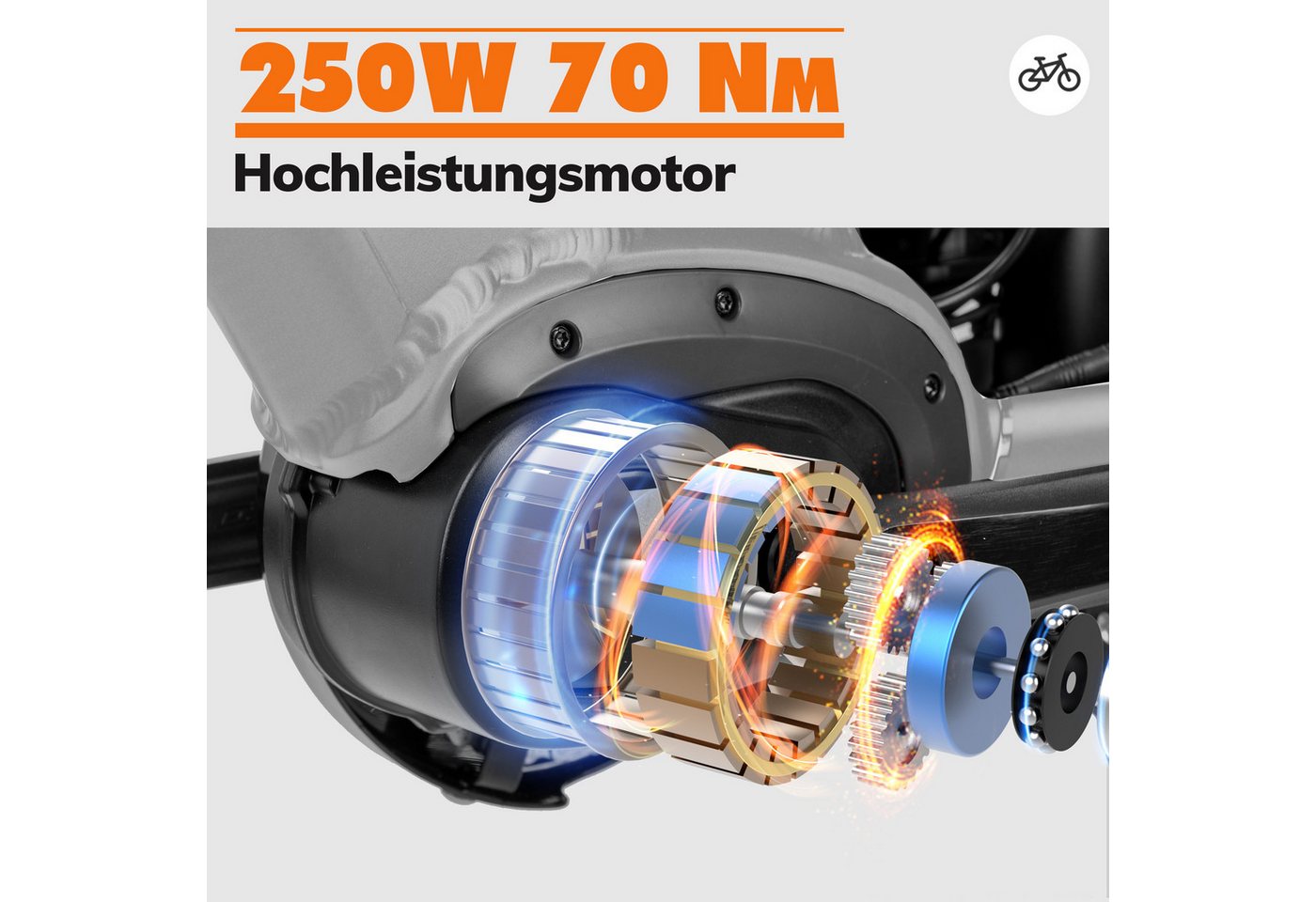 SAXXX E-Bike Cityrad 28 Zoll, 70 Nm Mittelmotor, DST, max. 100km, 95 % vormontiert, 9 Gang SHIMANO Alivio Schaltwerk, Kettenschaltung, Mittelmotor, 418 Wh, (Pedelec mit Tiefeinsteiger, bis zu 130kg, Trapez-Rahmen), Hydr. Scheibenbremse, RH: 45/50cm, Elektrofahrrad für Damen und Herren Bild 2