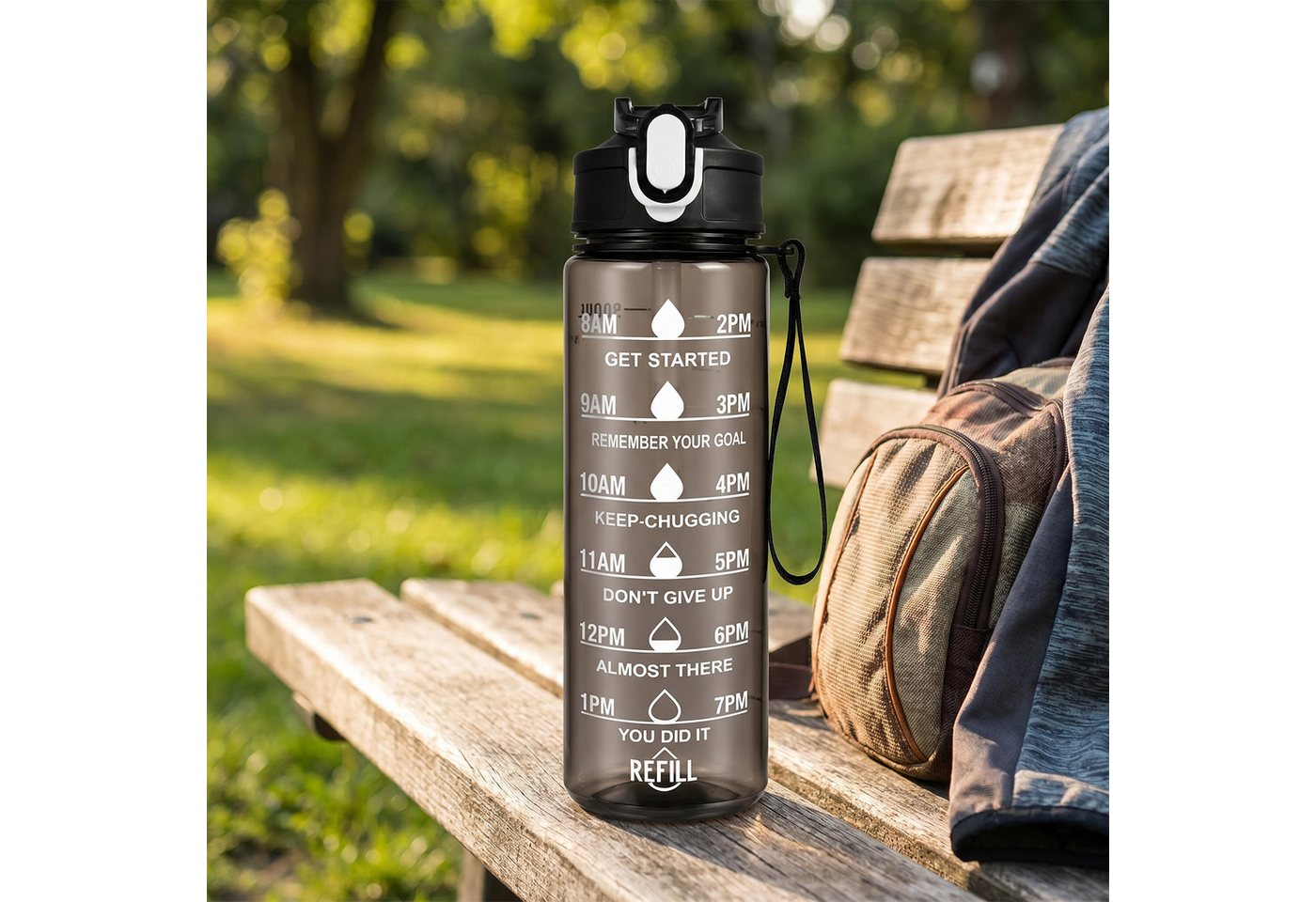 WS-Trend Trinkflasche Sportflasche Wasserflasche Trinkflasche Flasche 750 ml